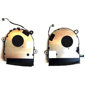 CPU + GPU Cooling Fans Suitable for HP EliteBook x360 1030 G4 HSN-Q20C Series Laptop Cooler Fan 5V 0.5A 4 PIN P/N; L75139-001 ND55C02-19D08 + ND55C02-19D07 (2PCS) CPU + GPU Cooling Fans Suitable for HP EliteBook x360 1030 G4 HSN-Q20C Series Laptop Cooler Fan 5V 0.5A 4 PIN P/N; L75139-001 ND55C02-19D08 + ND55C02-19D07 (2PCS)