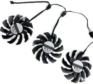 Graphics Card Cooling Fans Suitable for GIGABYTE RX 6700XT 6700 6600 6600XT Eagle Series Desktop 75mm PLD08010S12HH 12V 0.35A 4Pin Video Card Cooler Fans GPU Fan Graphics Card Cooling Fans Suitable for GIGABYTE RX 6700XT 6700 6600 6600XT Eagle Series Desktop 75mm PLD08010S12HH 12V 0.35A 4Pin Video Card Cooler Fans GPU Fan