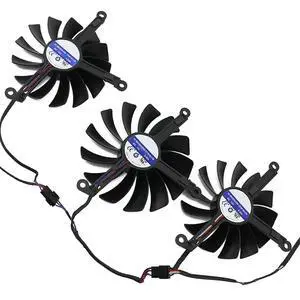 Graphics Card Cooling Fans Suitable for XFX RX 6800 6800XT 6900XT Speedster 319 Series Desktop Video Card Cooler Fans GPU Fan 85MM CF9015U12D 95mm CF1015U12D 12V 0.55A 4Pin Graphics Card Cooling Fans Suitable for XFX RX 6800 6800XT 6900XT Speedster 319 Series Desktop Video Card Cooler Fans GPU Fan 85MM CF9015U12D 95mm CF1015U12D 12V 0.55A 4Pin