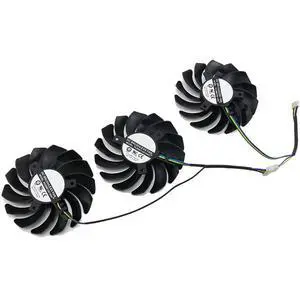 Graphics Card Cooling Fans Suitable for MSI GTX 1060 1070 1070TI 1080 1080TI Duke GTX 980Ti Lightning Series Desktop PLD09210S12HH 85mm 12V 0.40A 4Pin Video Card Cooler Fans GPU Fan Graphics Card Cooling Fans Suitable for MSI GTX 1060 1070 1070TI 1080 1080TI Duke GTX 980Ti Lightning Series Desktop PLD09210S12HH 85mm 12V 0.40A 4Pin Video Card Cooler Fans GPU Fan