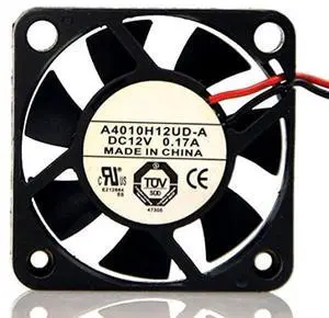 A4010H12UD-A 12V 0.17A 4CM 4010 2-Wire Fan for VCR Miniature Cooling Device Fan A4010H12UD-A 12V 0.17A 4CM 4010 2-Wire Fan for VCR Miniature Cooling Device Fan