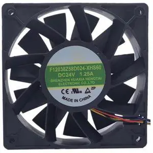 F12038Z58D024 24V 1.25A 12038 12CM High Airflow Inverter Server Cooling Fan F12038Z58D024 24V 1.25A 12038 12CM High Airflow Inverter Server Cooling Fan