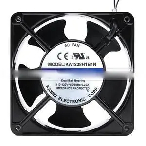 KA1238H1B1N Server Square Fan 110-120V 0.3A 120X120X38mm AC Cooling Fan KA1238H1B1N Server Square Fan 110-120V 0.3A 120X120X38mm AC Cooling Fan