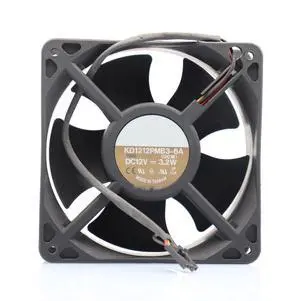 KD1212PMB3-6A 12V 3.2W 12CM 12038 High Airflow 120X120X38MM 4-Wire Cooling Fan KD1212PMB3-6A 12V 3.2W 12CM 12038 High Airflow 120X120X38MM 4-Wire Cooling Fan