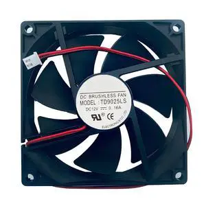 TD9025LS Wine Fridge Hotel Refrigerator, DC12V 0.16A 90x90x25mm, 2-Wire Cooling Fan 2Pin Computer Fan TD9025LS Wine Fridge Hotel Refrigerator, DC12V 0.16A 90x90x25mm, 2-Wire Cooling Fan 2Pin Computer Fan