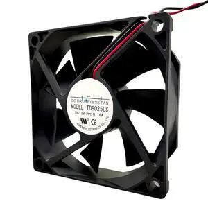 TD9025LS Wine Fridge Hotel Refrigerator, DC12V 0.16A 90x90x25mm, 2-Wire Cooling Fan TD9025LS Wine Fridge Hotel Refrigerator, DC12V 0.16A 90x90x25mm, 2-Wire Cooling Fan