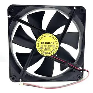 D14BH-12 140mm Cooling Fan 140X140X25mm High Speed 2500RPM DC 12V 0.70A Server Cooling Fan D14BH-12 140mm Cooling Fan 140X140X25mm High Speed 2500RPM DC 12V 0.70A Server Cooling Fan