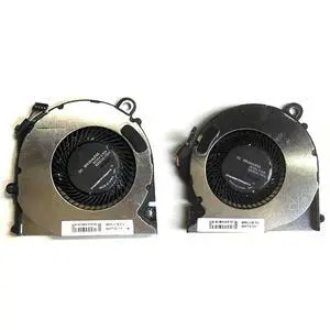 CPU + GPU Cooling Fans Suitable for HP Elite X2 1013 G3 12-C TPN-Q184 Series Laptop Cooler Fan 5V 0.5A 4 PIN ND55C02-17D13 7Z28FPR + ND55C02-17D12 7Z29FPR P/N: 924702-001 (2PCS) CPU + GPU Cooling Fans Suitable for HP Elite X2 1013 G3 12-C TPN-Q184 Series Laptop Cooler Fan 5V 0.5A 4 PIN ND55C02-17D13 7Z28FPR + ND55C02-17D12 7Z29FPR P/N: 924702-001 (2PCS)