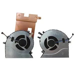 CPU + GPU Cooling Fans Suitable for HP Omen 3 Plus 4 Plus 17-CE 17-an TPN-Q195 Series 17-AN012DX 17-AN013TX 17-AN014TX 17-AN101TX 17-CE1013DX Laptop Cooler Fan 5V 4 PIN OFJL50000H + OFJL60000H (2PCS) CPU + GPU Cooling Fans Suitable for HP Omen 3 Plus 4 Plus 17-CE 17-an TPN-Q195 Series 17-AN012DX 17-AN013TX 17-AN014TX 17-AN101TX 17-CE1013DX Laptop Cooler Fan 5V 4 PIN OFJL50000H + OFJL60000H (2PCS)