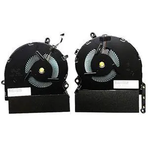 CPU + GPU Cooling Fans Suitable for HP Spectre X360 15'' i7-10750H 15-EB 15t-EB TPN-Q226 GTX1650Ti Laptop Cooler Fan 5V 0.5A 4 PIN ND75C37-19C04 + ND75C37-19C05 P/N: M00226-001 + M00227-001 (2PCS) CPU + GPU Cooling Fans Suitable for HP Spectre X360 15'' i7-10750H 15-EB 15t-EB TPN-Q226 GTX1650Ti Laptop Cooler Fan 5V 0.5A 4 PIN ND75C37-19C04 + ND75C37-19C05 P/N: M00226-001 + M00227-001 (2PCS)