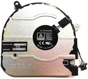 CPU Cooling Fans Suitable for HP Envy X360 15-EU 15Z-EU 15M-EU 15-ES 15M-ES 15T-ES TPN-W149 TPN-W150 Series Laptop Cooler Fan 5V 0.5A 4 PIN DFS5K22B05673A FNA3 + DFS5K12114262C FNA5 (CPU) CPU Cooling Fans Suitable for HP Envy X360 15-EU 15Z-EU 15M-EU 15-ES 15M-ES 15T-ES TPN-W149 TPN-W150 Series Laptop Cooler Fan 5V 0.5A 4 PIN DFS5K22B05673A FNA3 + DFS5K12114262C FNA5 (CPU)