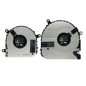 CPU + GPU Cooling Fans Suitable for HP Envy X360 15-EU 15Z-EU 15M-EU 15-ES 15M-ES 15T-ES TPN-W149 TPN-W150 Series Laptop Cooler Fan 5V 0.5A 4 PIN DFS5K22B05673A FNA3 + DFS5K12114262C FNA5 (2PCS) CPU + GPU Cooling Fans Suitable for HP Envy X360 15-EU 15Z-EU 15M-EU 15-ES 15M-ES 15T-ES TPN-W149 TPN-W150 Series Laptop Cooler Fan 5V 0.5A 4 PIN DFS5K22B05673A FNA3 + DFS5K12114262C FNA5 (2PCS)