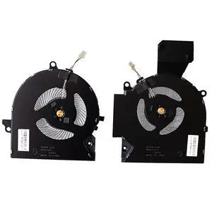 12V CPU + GPU Cooling Fans Suitable for HP OMEN 7 RTX3060 16-B 16-B0001TX 16-B0005TX 16-C TPN-Q265 TPN-Q267 Series Laptop Cooler Fan 12V 0.5A 4 PIN ND8CC02-20K25 + ND8CC02-20K26 (2PCS) 12V CPU + GPU Cooling Fans Suitable for HP OMEN 7 RTX3060 16-B 16-B0001TX 16-B0005TX 16-C TPN-Q265 TPN-Q267 Series Laptop Cooler Fan 12V 0.5A 4 PIN ND8CC02-20K25 + ND8CC02-20K26 (2PCS)