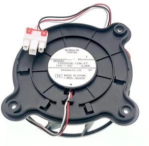 12035GE-12M-YT Refrigerator Cooling fan Motor Compatible with Samsung Haier Refrigerator, 3-Wire Variable Frequency Refrigerator Cooling Fan DC 12V 0.26A 100x100mm 12035GE-12M-YT Refrigerator Cooling fan Motor Compatible with Samsung Haier Refrigerator, 3-Wire Variable Frequency Refrigerator Cooling Fan DC 12V 0.26A 100x100mm