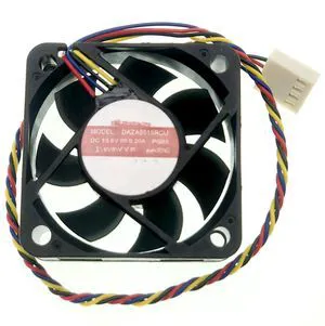 New Silent Cooling Fan for DAZA0515RCU DC13.6V 0.20A 5CM 5015 Size: 50×50×15mm 4-pin 4-Wire. New Silent Cooling Fan for DAZA0515RCU DC13.6V 0.20A 5CM 5015 Size: 50×50×15mm 4-pin 4-Wire.