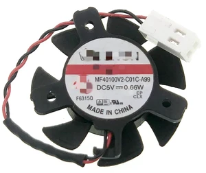 New Cooling Fan for Sunon MF40100V2-C01C-A99 Diameter 37MM Hole Distance 20 26 26MM DC 5V 0.66W 2-Pin 2-Wire New Cooling Fan for Sunon MF40100V2-C01C-A99 Diameter 37MM Hole Distance 20 26 26MM DC 5V 0.66W 2-Pin 2-Wire