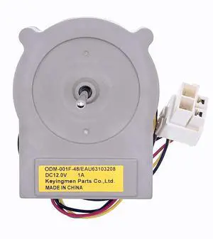 EAU63103208 ODM-001F-48 Refrigerator Evaporator Fan Motor Fit for LG Kenmore, Replace 4324006, AP6028844, PS11761151 DC12V 1A 4-pin. EAU63103208 ODM-001F-48 Refrigerator Evaporator Fan Motor Fit for LG Kenmore, Replace 4324006, AP6028844, PS11761151 DC12V 1A 4-pin.