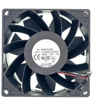 New Cooling Fan for FFB0912EHE DC12V 1.50A 16.2W 5700RPM 102CFM 92X92X38mm 3-Pin 3-Wire Brushless Fan. New Cooling Fan for FFB0912EHE DC12V 1.50A 16.2W 5700RPM 102CFM 92X92X38mm 3-Pin 3-Wire Brushless Fan.
