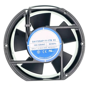 New Cooling fan For OA172SAP-11-1TB XC AC100-125V 0.35/.040A 46/50W 50/60Hz 2-Wire 17CM Size:172x150x51mm. New Cooling fan For OA172SAP-11-1TB XC AC100-125V 0.35/.040A 46/50W 50/60Hz 2-Wire 17CM Size:172x150x51mm.