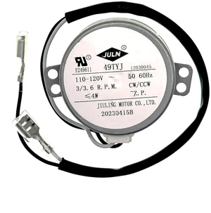 49TYJ 110V~120V Ice Machine Synchronous Motor Compatible with Commercial Household Ice Cube Machine HZB-12/A HZB-12/B HZB-12/H HZB-12/G HZB-22BF HZB-15 HZB-12YLR HZB-20YLR, Replaces 50TYZ-E 50/60Hz. 49TYJ 110V~120V Ice Machine Synchronous Motor Compatible with Commercial Household Ice Cube Machine HZB-12/A HZB-12/B HZB-12/H HZB-12/G HZB-22BF HZB-15 HZB-12YLR HZB-20YLR, Replaces 50TYZ-E 50/60Hz.