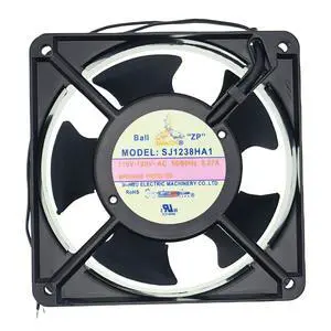 for Suntronix SJ1238HA1 Axial Fan, AC 110V~120V 0.27A 50-60Hz,2-Wire Ball Cabinet Cooling Fan Size:120X120X38mm. for Suntronix SJ1238HA1 Axial Fan, AC 110V~120V 0.27A 50-60Hz,2-Wire Ball Cabinet Cooling Fan Size:120X120X38mm.