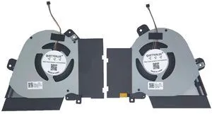 Replacement New CPU and GPU Cooling Fan for ASUS ROG Zephyrus GU502GW GU502GV GU502GV-BI7N10 GU502LW GU502LW-BI7N6 GU502LV GU502DU GU502LWS GU502LU GU502GU Series FLGN and FLG9 12V 1A Fan Replacement New CPU and GPU Cooling Fan for ASUS ROG Zephyrus GU502GW GU502GV GU502GV-BI7N10 GU502LW GU502LW-BI7N6 GU502LV GU502DU GU502LWS GU502LU GU502GU Series FLGN and FLG9 12V 1A Fan