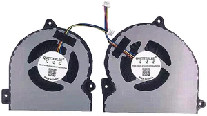 Replacement New Laptop CPU and GPU Cooling Fan for ASUS ROG Strix S7VI GL702VI S7VI7700-1DCAXHA8X30 Series DFS682212MOOT FK5B DFS593512MNOT FK5C 13N1-32P0101 13N1-32P0201 DC12V 0.7A Fan Replacement New Laptop CPU and GPU Cooling Fan for ASUS ROG Strix S7VI GL702VI S7VI7700-1DCAXHA8X30 Series DFS682212MOOT FK5B DFS593512MNOT FK5C 13N1-32P0101 13N1-32P0201 DC12V 0.7A Fan