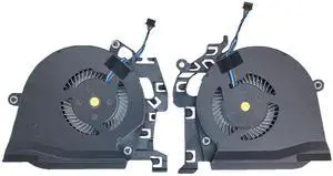 Replacement New Laptop CPU + GPU Cooling Fan for HP Studio ZBook 15 G5 ZBook 15 G6 Series L30894-001 L30895-001 L28713-001 L28712-001 NS85C01-17J04 NS85C01-17J03 DC5V 0.5A Fan Replacement New Laptop CPU + GPU Cooling Fan for HP Studio ZBook 15 G5 ZBook 15 G6 Series L30894-001 L30895-001 L28713-001 L28712-001 NS85C01-17J04 NS85C01-17J03 DC5V 0.5A Fan