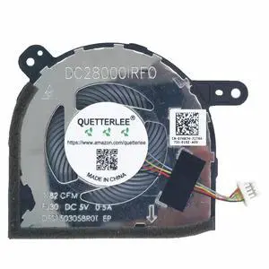 Replacement New Laptop CPU Cooling Fan for Dell Latitude 5280 5285 5290 2-in-1 Series 07487H 0HFV18 DFS1503058ROT FJ30 EG50040S1-C970-S9A DC28000IRFO DC5V 0.5A Fan Replacement New Laptop CPU Cooling Fan for Dell Latitude 5280 5285 5290 2-in-1 Series 07487H 0HFV18 DFS1503058ROT FJ30 EG50040S1-C970-S9A DC28000IRFO DC5V 0.5A Fan