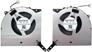 New Laptop CPU + GPU Cooling Fan for Lenovo Legion Pro 5 16ARH7H 15IAH7H 16IAH7 Legion R9000P Y9000P IAH7H 2022 I7-12700H RTX3070 Series DC12V 1A DFSCL12E16486Q FPLA DFSCL12E06486Q FPLB Fan New Laptop CPU + GPU Cooling Fan for Lenovo Legion Pro 5 16ARH7H 15IAH7H 16IAH7 Legion R9000P Y9000P IAH7H 2022 I7-12700H RTX3070 Series DC12V 1A DFSCL12E16486Q FPLA DFSCL12E06486Q FPLB Fan