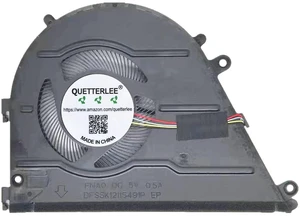 New Laptop CPU Cooling Fan for HP Pavilion Aero 13-BE 13-BE2032AU 13-BE2047AU 13-BE0032AU 13-BE0033AU 13-BE2024AU 2025AU TPN-W152 2021 Series M52816-001 DFS5K12115491P FNA0 DC 5V 0.5A Fan New Laptop CPU Cooling Fan for HP Pavilion Aero 13-BE 13-BE2032AU 13-BE2047AU 13-BE0032AU 13-BE0033AU 13-BE2024AU 2025AU TPN-W152 2021 Series M52816-001 DFS5K12115491P FNA0 DC 5V 0.5A Fan