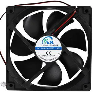 KX-12025 12025 DC Brushless Cooling Fan, 18V 2W 2-Pin, 12CM KX-12025 12025 DC Brushless Cooling Fan, 18V 2W 2-Pin, 12CM