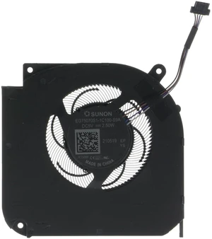 Replacement CPU Cooling Fan for TongFang THER7GK5M6-1411 GK5MP6O Maingear Vector Pro MG-VCP17 EG75070S1-1C100-S9A Replacement CPU Cooling Fan for TongFang THER7GK5M6-1411 GK5MP6O Maingear Vector Pro MG-VCP17 EG75070S1-1C100-S9A