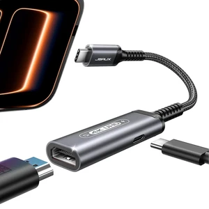 USB C to HDMI Adapter 2-in-1, 4K@30Hz 100W PD, USB 3.0 for iPhone PC USB C to HDMI Adapter 2-in-1, 4K@30Hz 100W PD, USB 3.0 for iPhone PC