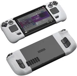 Silicone Grip Case Set for Steam Deck OLED/LCD, Left & Right, Grey Silicone Grip Case Set for Steam Deck OLED/LCD, Left & Right, Grey