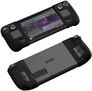 Silicone Grip Case Set for Steam Deck OLED/LCD, Left & Right, Black Silicone Grip Case Set for Steam Deck OLED/LCD, Left & Right, Black