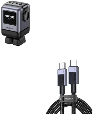 Uno 100W Charger Bundle with 3.3FT 100W USB C Cable Uno 100W Charger Bundle with 3.3FT 100W USB C Cable