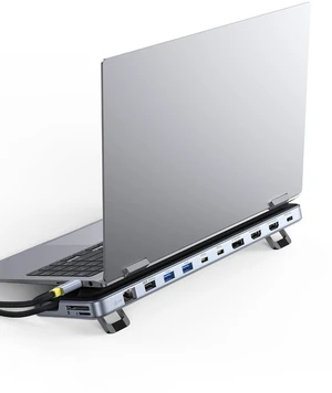 Laptop Docking Station Stand, 12 in 1 Triple 4K Display HDMI/DP, 10Gbps USB A/C Fast Data, PD 100W, Ethernet, TF/SD, USB C Docking Station with Stand for Windows/Dell/HP/Lenovo/Asus/Acer/Mac Laptop Docking Station Stand, 12 in 1 Triple 4K Display HDMI/DP, 10Gbps USB A/C Fast Data, PD 100W, Ethernet, TF/SD, USB C Docking Station with Stand for Windows/Dell/HP/Lenovo/Asus/Acer/Mac