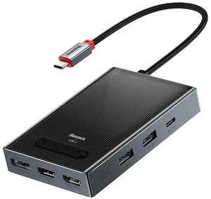 Docking Station, Quadruple Display 8K@30Hz DisplayPort & 4k HDMI, VGA, USB A 3.0 Ports, USB C 20W Output, 100W PD, USB C Docking Station Compatible for Dell/HP/Mac/Microsoft/ASUS and More Docking Station, Quadruple Display 8K@30Hz DisplayPort & 4k HDMI, VGA, USB A 3.0 Ports, USB C 20W Output, 100W PD, USB C Docking Station Compatible for Dell/HP/Mac/Microsoft/ASUS and More