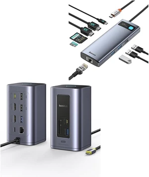 Spacemate Nomos Air Docking Station 12-in-1+hub 9-in-1 Spacemate Nomos Air Docking Station 12-in-1+hub 9-in-1