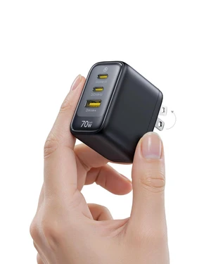 Enerfill 70W USB C Charger, Fast Charging Block with Foldable Plug Enerfill 70W USB C Charger, Fast Charging Block with Foldable Plug