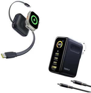 Baseus Retractable USB C Cable for Apple Watch, 100W 5A Fast Charging Cable Picogo 140W USB C Charger, 4-Port Multi-Device Fast Charging Laptop Charger Baseus Retractable USB C Cable for Apple Watch, 100W 5A Fast Charging Cable Picogo 140W USB C Charger, 4-Port Multi-Device Fast Charging Laptop Charger