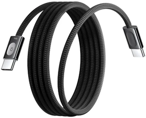 USB C to USB C Cable, 100W Smart Cooling Fast Charging Cord, Zinc Alloy Nylon Braided Type-C Cable for iPhone 17/16/15 Pro Max, MacBook Pro/Air, iPad, Samsung Galaxy S26/S25/S24 (6.6ft) USB C to USB C Cable, 100W Smart Cooling Fast Charging Cord, Zinc Alloy Nylon Braided Type-C Cable for iPhone 17/16/15 Pro Max, MacBook Pro/Air, iPad, Samsung Galaxy S26/S25/S24 (6.6ft)