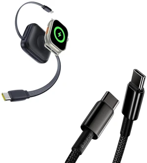 USB C Cable, 100W PD 5A QC 4.0 Fast Charging USBC to USBC Cable Retractable USB C Cable for Apple Watch, 100W 5A Fast Charging Cable USB C Cable, 100W PD 5A QC 4.0 Fast Charging USBC to USBC Cable Retractable USB C Cable for Apple Watch, 100W 5A Fast Charging Cable