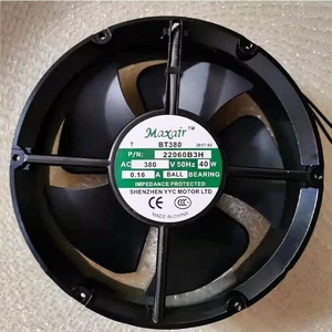 1 PCS BT380 22060B3H AC380V 40W 0.16A 220×60mm 2-Wire Cooling Fan 1 PCS BT380 22060B3H AC380V 40W 0.16A 220×60mm 2-Wire Cooling Fan