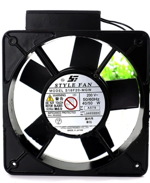 S18F20-MGW Fan 200V 40/50W 18CM 180×65mm Cooling Fan S18F20-MGW S18F20-MGW Fan 200V 40/50W 18CM 180×65mm Cooling Fan S18F20-MGW