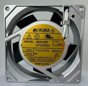 1 PCS UP92B20 200V 10/9W 92×92×25mm Cooling Fan 1 PCS UP92B20 200V 10/9W 92×92×25mm Cooling Fan
