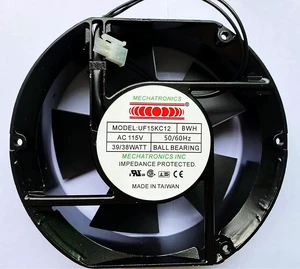1 Pcs UF15KC12 BWH AC115V 39/38W 172×150×51mm Cooling Fan for UF15KC12-BWH 2-Wire AC AXIAL Fan