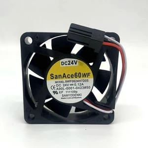 9WF0624H7D05 Fan DC24V 0.12A 6CM 60×60×15mm FANUC Cooling Fan
