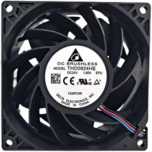 THD0924HE-EPU 24V 1.8A 9238 9CM Cooling Fan THD0924HE-EPU 24V 1.8A 9238 9CM Cooling Fan